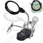 Td maintenance entranement auxiliaire lumire led loupe entretien de la carte de circuit imprim soudure ...