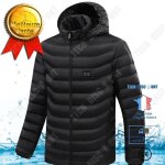 Td manteau en coton chauffant dhiver chauffage lectrique manteau en coton  15 zones veste amovible ...
