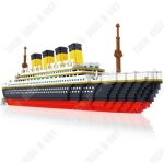 Td maquette bateau croisire building block grand titanic set 3800 mini blocs pcs jouets bricolage puzzle ...