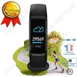 Td montre intelligente smart connecte fitness tracker calorie podomtre message appel notifications ...