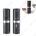 Moulin � poivre �lectrique - td� - noir - acier inoxydable - rechargeable - automatique