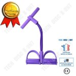 lastique de rsistance - td - rameur abdominal - violet - lger - pratique
