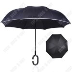 Parapluie pliant lunavo 125cm extra - larges augmenter la taille la toile amliorer limpermabilit baleines ...