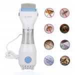 Peigne lectrique anti puces - inn - 220v - blanc et bleu - pour chien et chat - anti - acariens