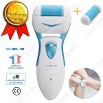 Ponceuse �lectrique - td� - soin p�dicure - exfoliation peaux mortes - usb rechargeable - bleu