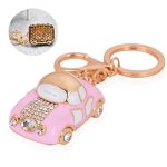 Porte - cl� - td� - voiture en m�tal - cuivre plaqu� or - cadeau mignon - 12x2. 5cm