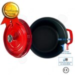 Td pot en mail marmite en fonte pot  ragot pot en mail hot pot grill pot universel pole antiadhsive ...