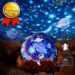 Td projecteur lumiere bebe3 modles 6 films rotatif lampe veilleuse pour fille enfant chambre ciel nuit ...