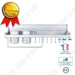 Td� rack mural de cuisine multifonctionnel cuisine organisation pour suspendre ustensiles de cuisine