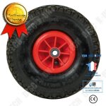 Td® td roue roulette ultra résistante gonflables increvable diamètre 260mm pour diable chariot alésage ... Td® td roue roulette ultra résistante gonflables increvable diamètre 260mm pour diable chariot alésage ...