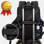 Sac  dos pour ordinateur portable - king - 17. 3 pouces - antichoc - nylon - noir