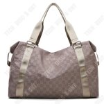 Sac de voyage fitness - td� - grande capacit� - tissu oxford - portable - blanc