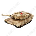 Modle militaire - td - char de combat - tlcommande 2. 4g - jaune - son programmable