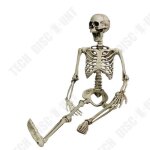 Squelette humain - tech discount - décoration halloween - plastique durable - 90 cm - réaliste Squelette humain - tech discount - décoration halloween - plastique durable - 90 cm - réaliste
