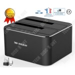 Station daccueil disque dur - td - double capacit - usb 3. 0 - sata 3. 0 - compatible 25 / 35 pouces ...