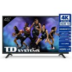 Td systems tv led 4k uhd - 45 113 cm - k45dlj12us - noir td systems Td systems tv led 4k uhd - 45 113 cm - k45dlj12us - noir td systems