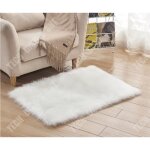 Tapis de chambre - tapis de chambre - 40 x 60 cm - doux et soyeux - imitation laine - design moderne