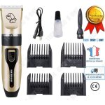Tondeuse lectrique - professionnel - tondeuse pour animaux - silencieuse - rechargeable - tte en cramique ...