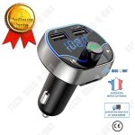 Transmetteur fm bluetooth voiture bluetooth lecteur mp3 adaptateur radio sans fil kit �metteur carte ...