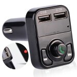 Transmetteur fm - td - chargeur allume - cigare - 2 ports usb - bluetooth - mains libres
