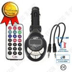 Td� transmetteur fm de voiture - lecteur mp3 transmetteur fm sans fil modulateur usb sd cd mmc � distance ...