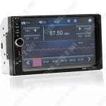 Autoradio 2din - lunavo - 7 pouces hd - bluetooth - cran tactile - mp5