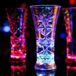 Verre de whisky led - td� - luminescent - 85 cm - design contemporain - �lectrique