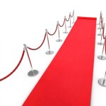 Tapis rouge jetable - xichao - 15m x 1m - polyester - moderne - extrieur