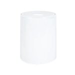 Teak - abat - jour cylindre verre cylindre blanc 1 ampoule e27 style: pop color d12xh15cm