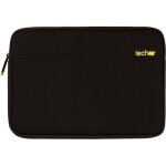 Housse pour ordinateur portable - techair - 17. 3 - n�opr�ne - polyester textur� - noir et gris