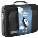 Sacoche informatique tech air - 15. 6 - protection mousse - souris optique filaire - noir