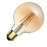 Ampoule led filament e27 8w 750 lm g95 gold no flicker 2200k super chaud