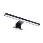 Applique led salle de bain 5w carl noire pour miroir 4000k blanc neutre