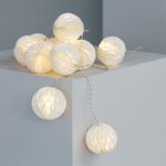 Guirlande led stewpot  piles 2. 1m 3000k blanc chaud