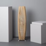 Lampadaire bambou komu naturel