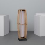 Lampadaire led extrieur solaire arley naturel