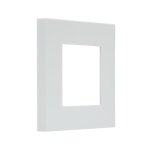 Cadre pc 1 emplacement modern blanc pour interrupteur moderne