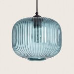 Suspension verre modra bleu Suspension verre modra bleu