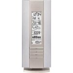 Station m�t�o - technoline - ws7394 - it - horloge radio - pilot�e - blanc / aluminium - int�rieur