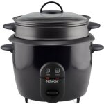 Techwood cuiseur à riz - tcrv - 1826 - 18 l - cuisson vapeur - noir Techwood cuiseur à riz - tcrv - 1826 - 18 l - cuisson vapeur - noir