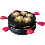 Techwood tra - 65 appareil  raclette 6 personnes - noir