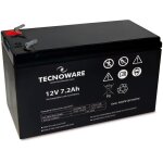 Batterie au plomb �tanche - tecnoware - 12 v - capacit� 7 ah - cosse faston 63 mm - longue dur�e