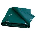 Tecplast bche pour carport verte 2x3 m xp640cp - garantie 10 ans - toile pvc tanche pour abri de voiture ...