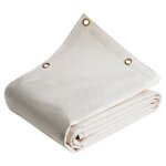 Tecplast toile pergola blanc crme 25x3 m lp640pr - garantie 8 ans - bche pergola ou tonnelle tanche ...