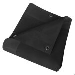 Tecplast toile pergola micro - perfor�e 3x3 m noire - garantie 5 ans - mp460pr - b�che pvc perm�able ...