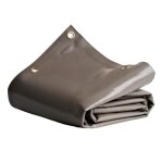 Tecplast toile pergola taupe 3x3 m lp640pr - garantie 8 ans - bche pergola ou tonnelle tanche en pvc ...
