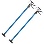 Etai - tectake - lot de 2 etais télescopiques de soutien à gâchette réglables de 115 cm à 290 cm - bleu ... Etai - tectake - lot de 2 etais télescopiques de soutien à gâchette réglables de 115 cm à 290 cm - bleu ...