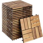 Dalles de terrasse - tectake - dalles extérieures tabula clipsables en bois dacacia 31 x 31 x 22 cm - ... Dalles de terrasse - tectake - dalles extérieures tabula clipsables en bois dacacia 31 x 31 x 22 cm - ...