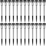 Lampes de jardin - tectake - lot de 24 spots dextérieur solaires étanches led avec détecteur de mouvement ... Lampes de jardin - tectake - lot de 24 spots dextérieur solaires étanches led avec détecteur de mouvement ...
