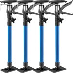 Étai - tectake - lot de 4 étais téléscopiques de soutien à gâchette réglables de 51 cm à 115 cm - bleu ... Étai - tectake - lot de 4 étais téléscopiques de soutien à gâchette réglables de 51 cm à 115 cm - bleu ...